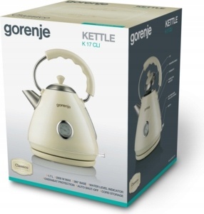 Czajnik elektryczny Gorenje K17CLI 2200W RETRO Kość Słoniowa 1,7L Termometr