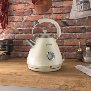Czajnik elektryczny Gorenje K17CLI 2200W RETRO Kość Słoniowa 1,7L Termometr