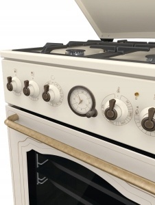 Kuchnia gazowo-elektryczna GORENJE GKS5B70CLI 70l 50cm RETRO Kość Słoniowa