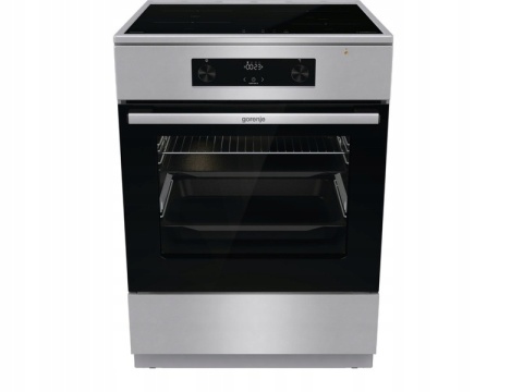 Kuchnia indukcyjna Gorenje GEIT6C60XPG Srebrna Grill Pizza AirFry 60cm 71L