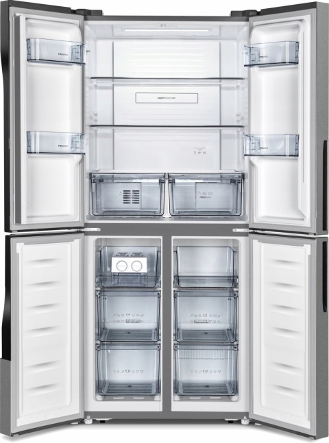 Lodówka GORENJE NRM8182MX Side by Side No frost 182cm x 80cm Srebrna