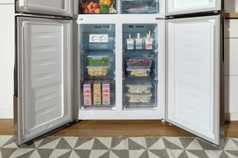 Lodówka GORENJE NRM8182MX Side by Side No frost 182cm x 80cm Srebrna