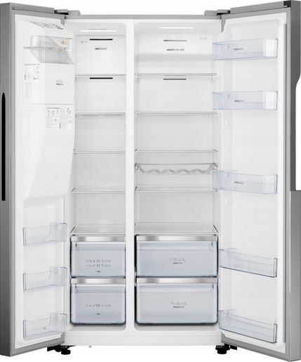 Lodówka Gorenje NRS9182VX1 Side by Side NoFrost Kostkarka SBS 90CM Pojemna