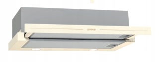 Okap teleskopowy Gorenje BHP62CLI 135W LED 60cm RETRO