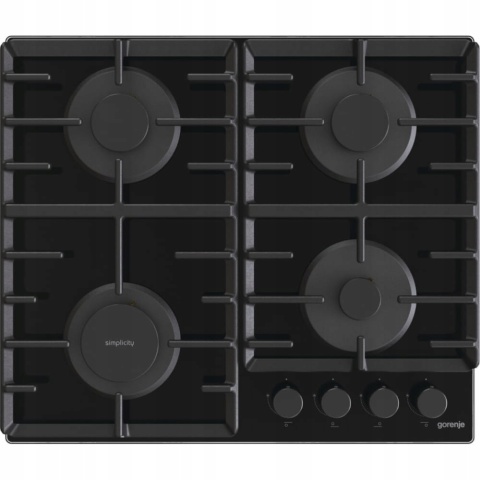 Płyta gazowa GORENJE GT642SYB 60cm Żeliwo Szkło
