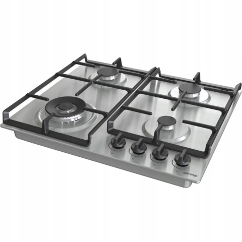 Płyta gazowa Gorenje GW641EBX Żeliwny ruszt 60 cm