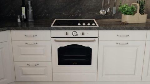 Płyta kuchenna ceramiczna Gorenje EC642CLI 60cm RETRO Kość Słoniowa IVORY
