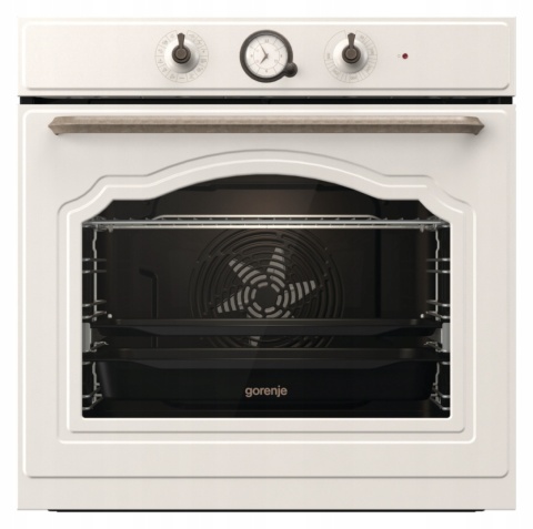 Zestaw RETRO GORENJE piekarnik BOS67372CLI + okap DK63MCLI + płyta EC642CLI
