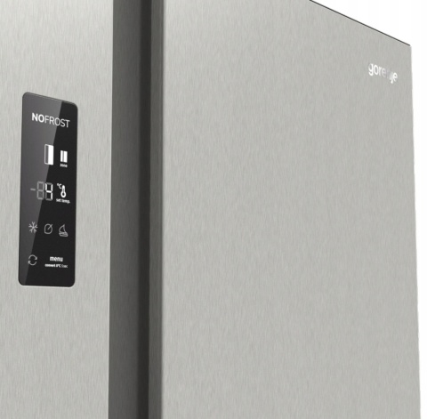 Lodówka Side by Side Gorenje NRR9185EAXL No Frost 90 CrispZone INOX Srebrna
