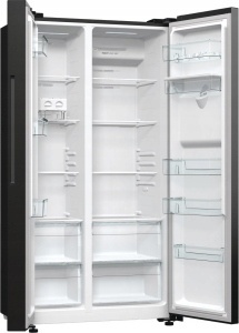 Lodówka side by side Gorenje NRR9185EABXLWD Czarna