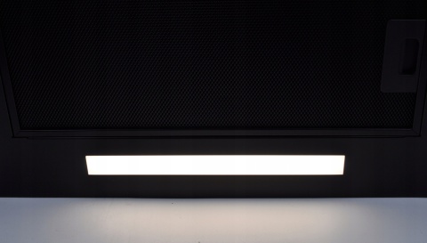Okap kuchenny teleskopowy Maan Corona 50cm Srebrny Szkło LED Podszafkowy