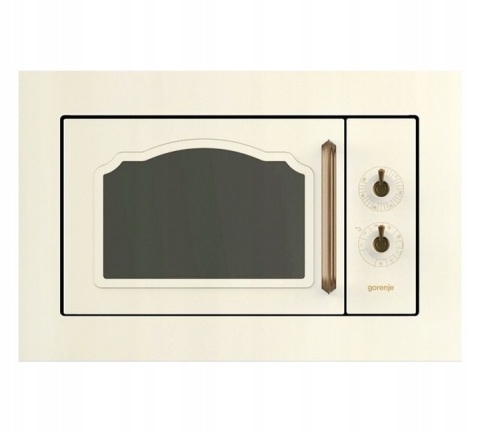 Piękny kremowy zestaw GORENJE RETRO do kuchni Beżowy Beż BOS67372CLI