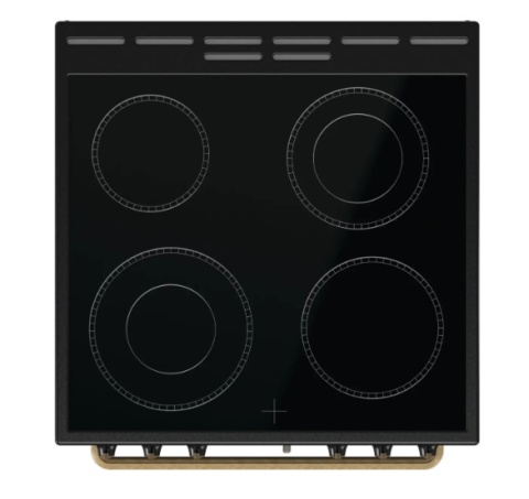 Kuchnia elektryczna Gorenje GECS6B70CLB Czarny 4 palniki 71L 60cm