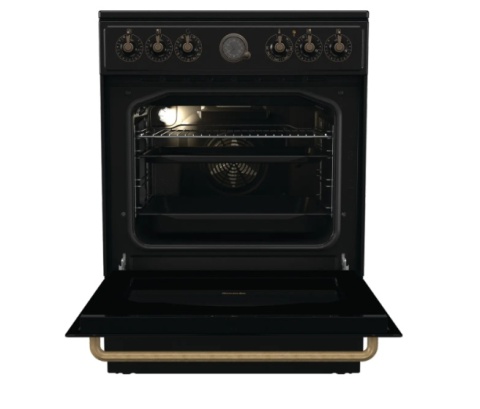 Kuchnia elektryczna Gorenje GECS6B70CLB Czarny 4 palniki 71L 60cm