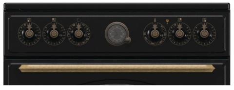 Kuchnia elektryczna Gorenje GECS6B70CLB Czarny 4 palniki 71L 60cm