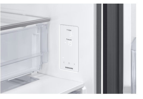 Lodówka Combi MAX Samsung RB53DG703DB1 538l NoFrost 76cm XXL Grafitowa stal