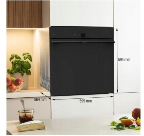 Piekarnik Gorenje GO66MB Pizza350 WiFi, PyroClean, AirFry 78L, Matowy