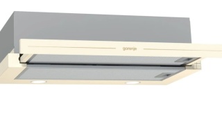 Teleskopowy okap kuchenny, 60 cm BHP62CLI Gorenje Retro kremowy