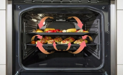Kuchnia indukcyjna Gorenje GEIT6C60XPG Srebrna Grill Pizza AirFry 60cm 71L