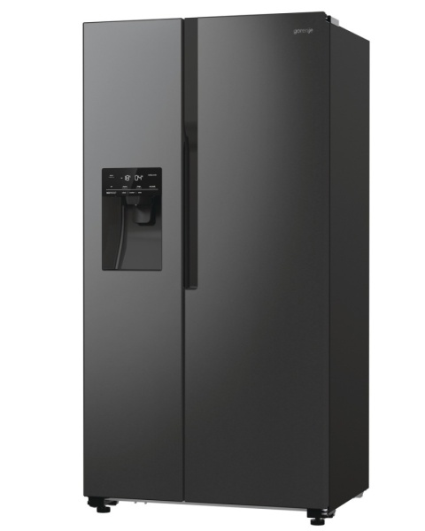 Lodówka Gorenje NRR9185ESBXL SBS Czarna No Frost Kostkarka BEZ Podłączenia
