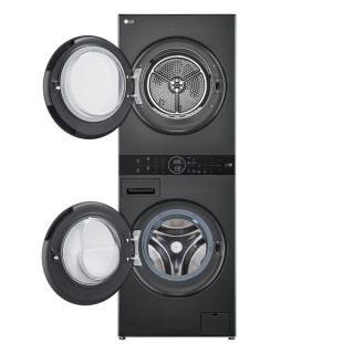 Zestaw Pralka + Suszarka LG WashTower WT1210BBF 12/10kg Pompa ciepła ThinQ