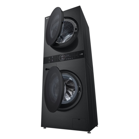 Zestaw Pralka + Suszarka LG WashTower WT1210BBF 12/10kg Pompa ciepła ThinQ