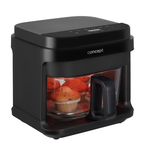 Air fryer frytkownica beztłuszczowa CONCEPT GLASS AND FAST FR5500 5,5 l