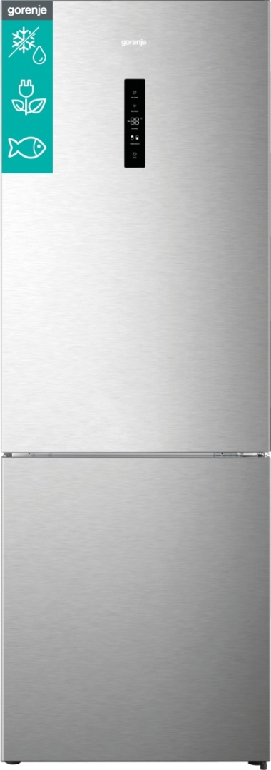 Lodówka Gorenje NRK720CAXL4 70cm NoFrost MultiFlow EcoMode Klasa C Srebrny