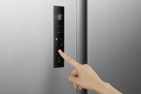 Lodówka Gorenje NRS917E41XWD Side By Side Inverter NoFrost Głębokość 615mm