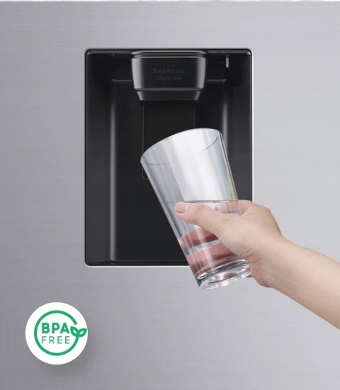 Lodówka side by side Samsung RF50C530EB1 NoFrost Twin Cooling Plus 495 l