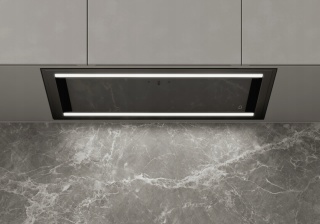 Okap podszafkowy Ciarko Design Duo Black 55 cm 710 m3/h 39-68 dB LED
