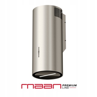 Okap ścienny Maan Malwa W 731 satyna / inox Pilot Led