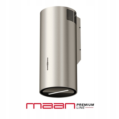 Okap ścienny Maan Malwa W 731 satyna / inox Pilot Led