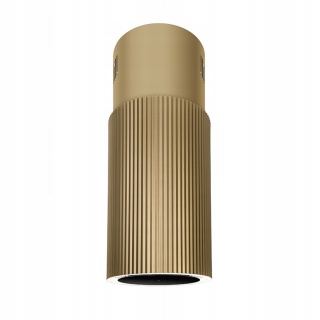 Okap wyspowy tuba złoty CIARKO Design Monogram W sterowany gestem + pilot