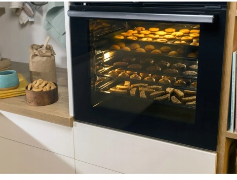 Piekarnik do zabudowy Gorenje BOS6737E13FBG OptiBake, AirFry Prowadnice