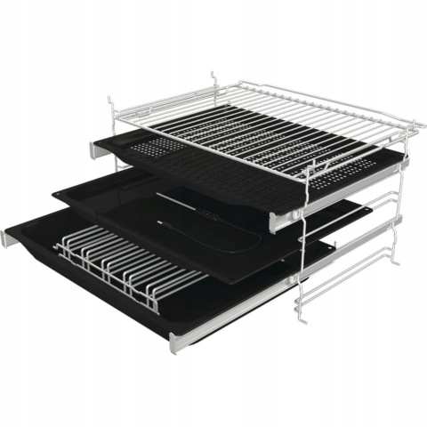 Piekarnik elektryczny Gorenje BPSA6747A08WG Pyroliza Para Biały 300st 77l