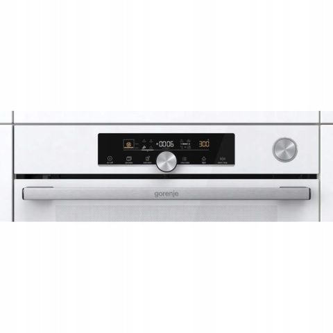 Piekarnik elektryczny Gorenje BPSA6747A08WG Pyroliza Para Biały 300st 77l