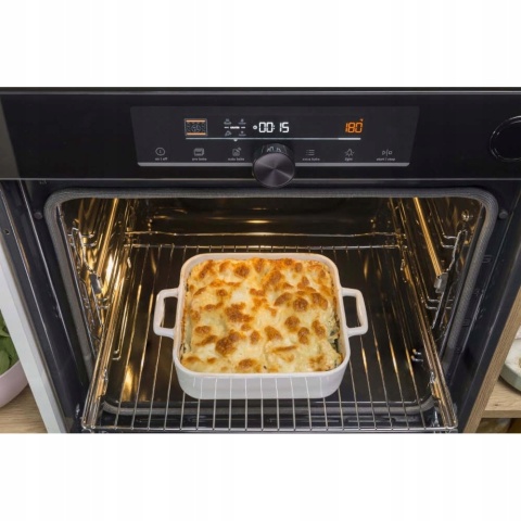 Piekarnik elektryczny Gorenje BPSA6747A08WG Pyroliza Para Biały 300st 77l