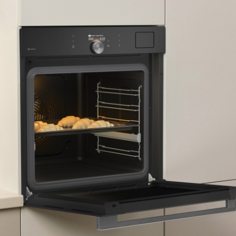 Piekarnik z Generatorem 100% Para Gorenje BFS6148B VisionPlus AirFry Czarny
