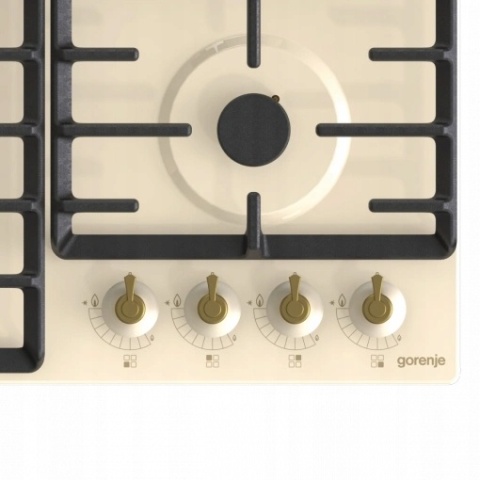 Płyta gazowa Gorenje GW642CLI RETRO 60CM WOK Kość Słoniowa IVORY Żeliwo