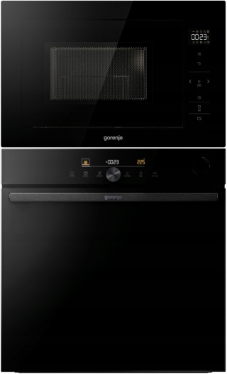 Zestaw AGD GORENJE BSA6747DGWI + BM251SG2BG mikrofala + piekarnik Czarny