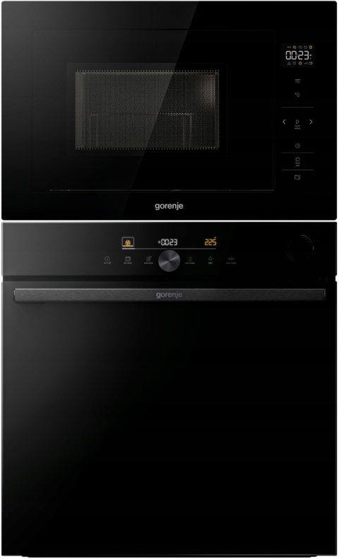 Zestaw AGD GORENJE BSA6747DGWI + BM251SG2BG mikrofala + piekarnik Czarny