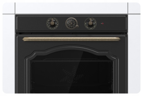 Zestaw GORENJE BOS67372CLB + BM235CLB + GI6421CLBSC RETRO AGD Czarne AGD