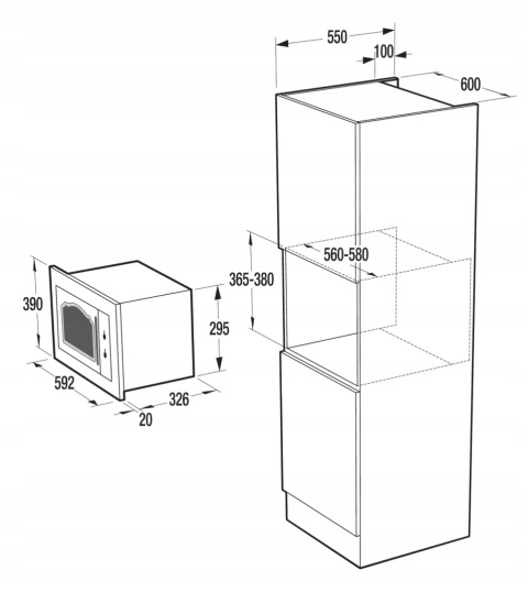 Zestaw Gorenje Retro BOS67372CLB BM235CLB GI6421CLBSC DK63MCLB GV673B66