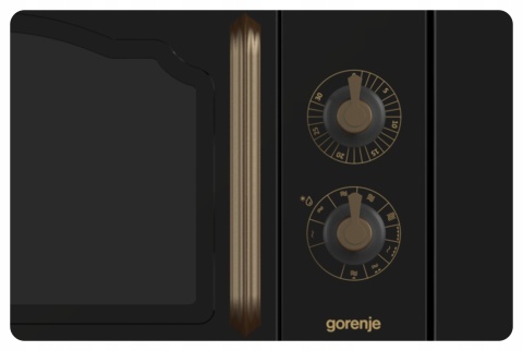 Zestaw RETRO GORENJE BOS67372CLB + BM235CLB Czarny Mat Piekarnik + Mikrofal