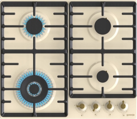 Zestaw RETRO Gorenje Okap DK63MCLI + Płyta gazowa GW642CLI