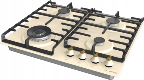 Zestaw RETRO Gorenje Piekarnik BOS67372CLI + Okap DK63MCLI + Płyta GW642CLI