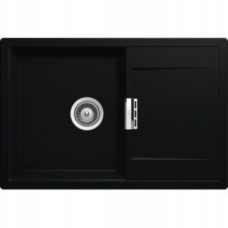 Zlewozmywak granitowy Schock MONO D-100 Puro CRISTADUR czarny