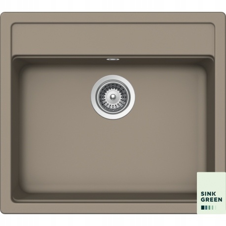 Zlewozmywak jednokomorowy Schock Mono N-100 Twilight Cristadur