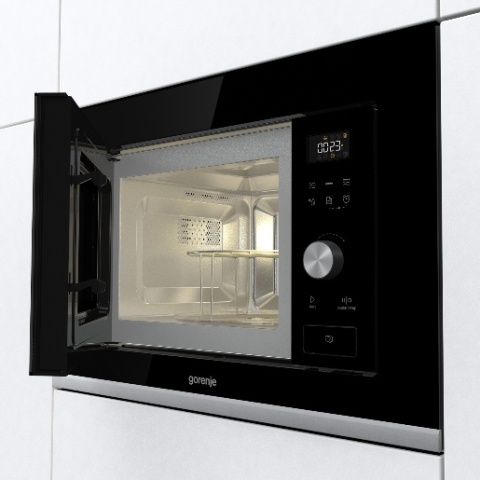 Kuchenka mikrofalowa do zabudowy Gorenje BMX201AG1BG 60cm 800W Czarna